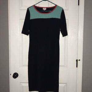 Lularoe Julia dress colorblock
